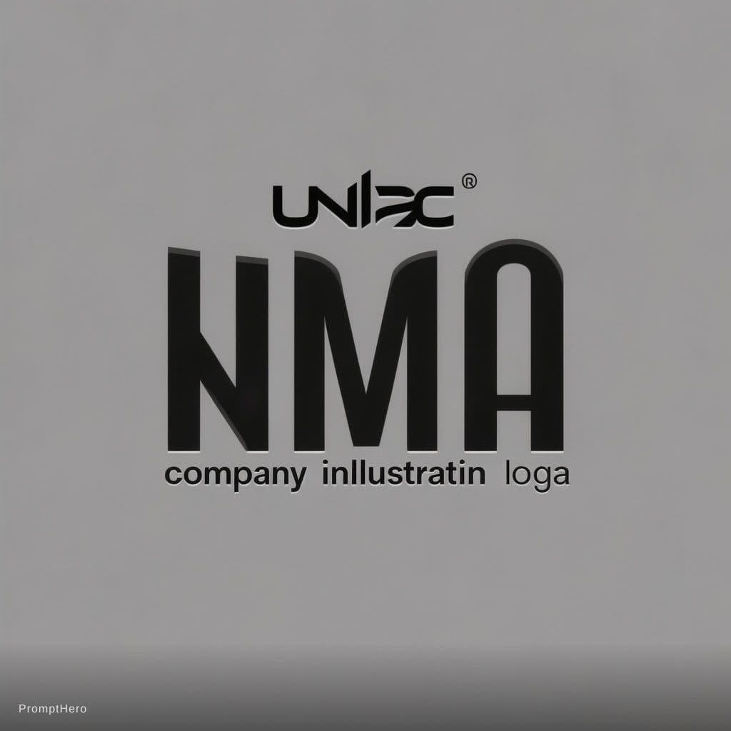 AI generated: "logo", "minimalist logo", "company icon", "vector illustration logo" NMA letters