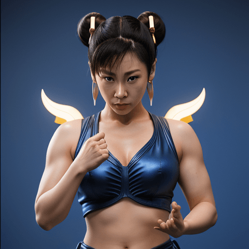 AI generated: real photo of chun-li 