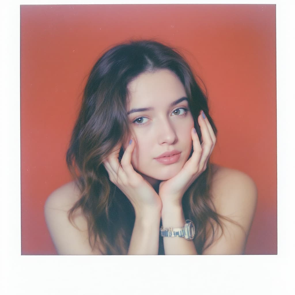 AI generated: Girl, polaroid_24, color polaroid fujifilm