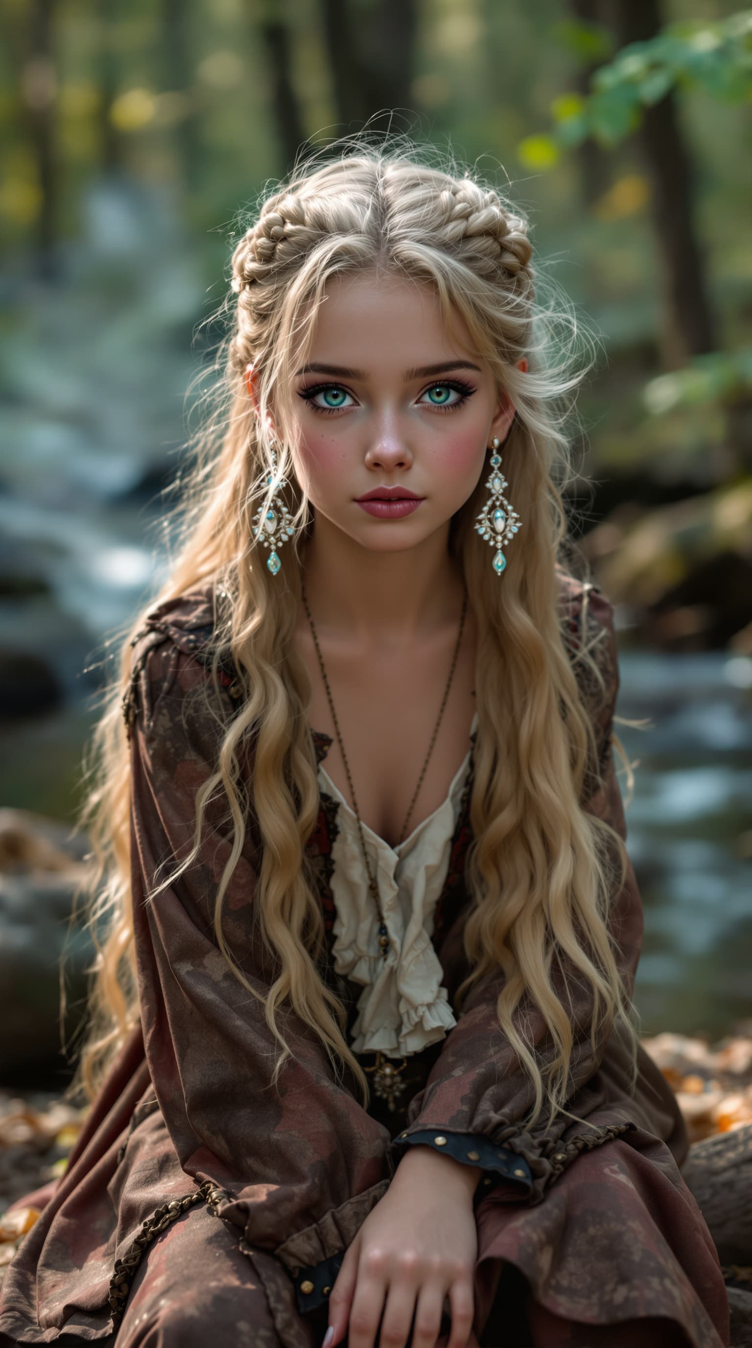 AI generated: A professional photograph captures one of the most beautiful sixth-grade girls in the world, a Trans...
