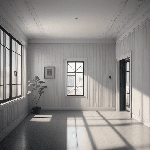 AI generated: 2 floor house . octane render, trending on artstation,t symmetrical artwork. cinematic, hyper realis...