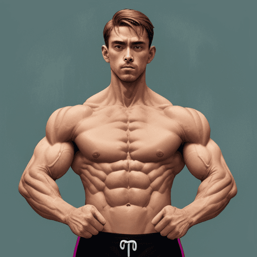 AI generated: men crossfither, mucle, lofi colors, lofi vibes, extra eyes, hight definition, abs market