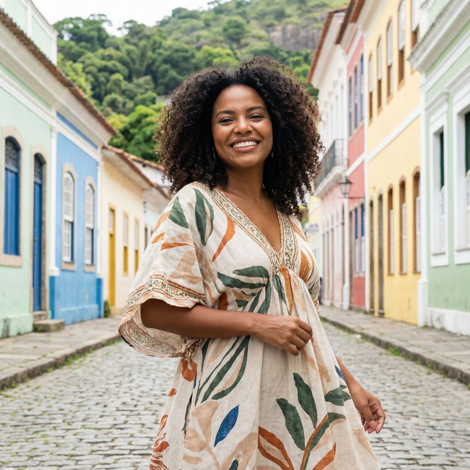 AI generated: woman brazilin model