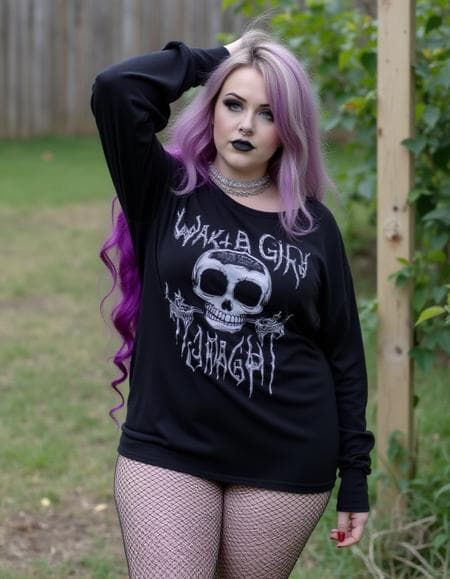 Thicc Goth Gf SFW/NSFW - Image 3