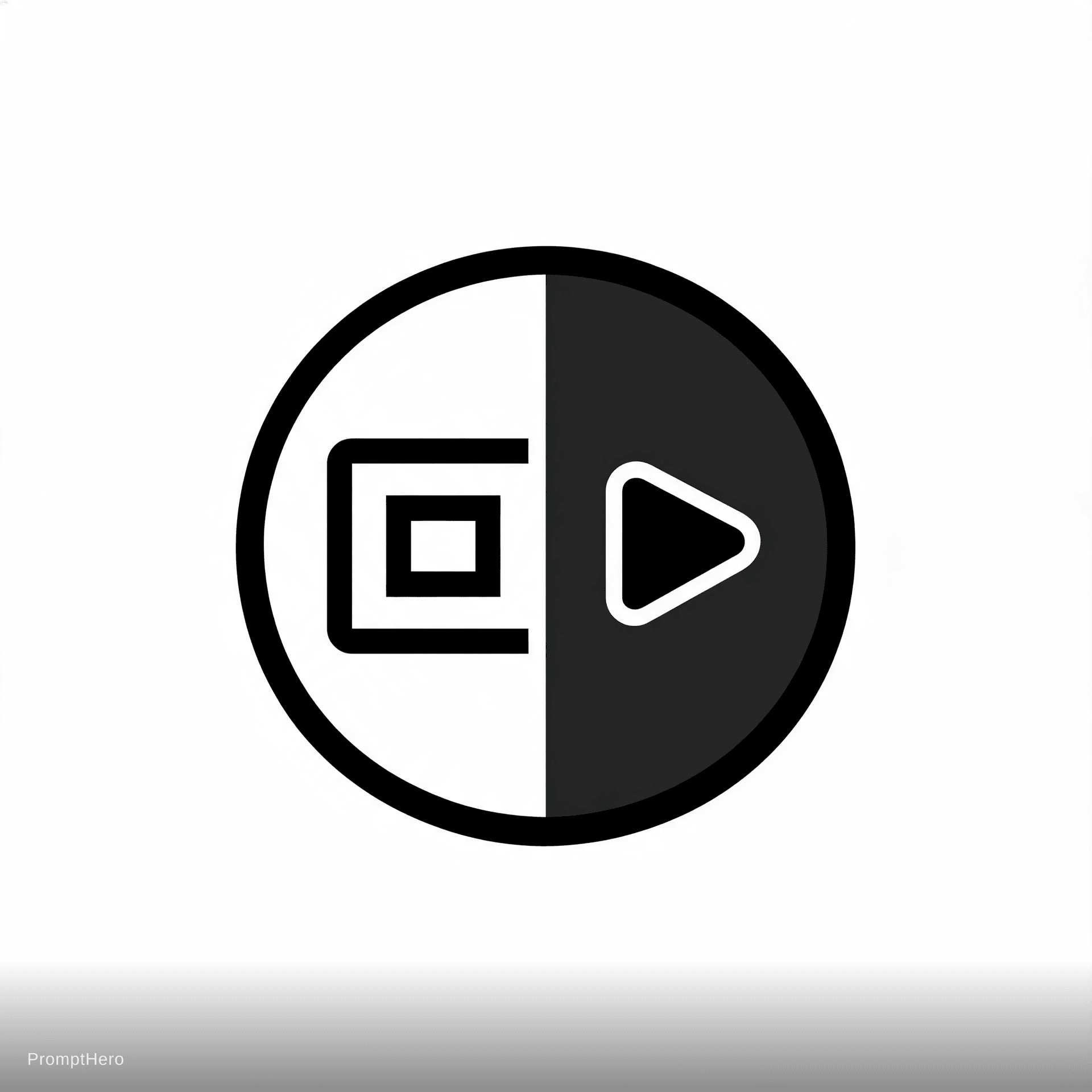 AI generated: Video and photo logo my name is Manjunatha B