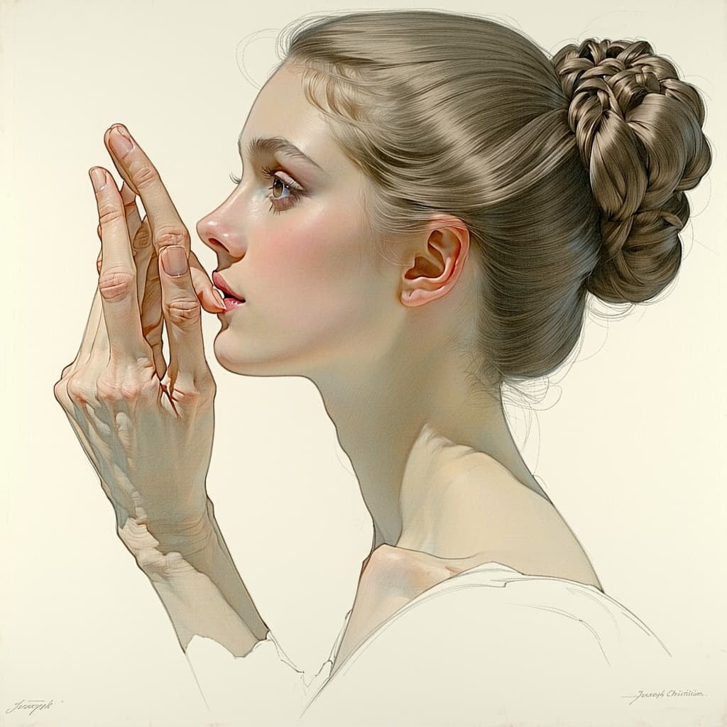 AI generated: inspired by the techniques of (((Joseph Christian Leyendecker))), featuring (bold brushwork) illustr...