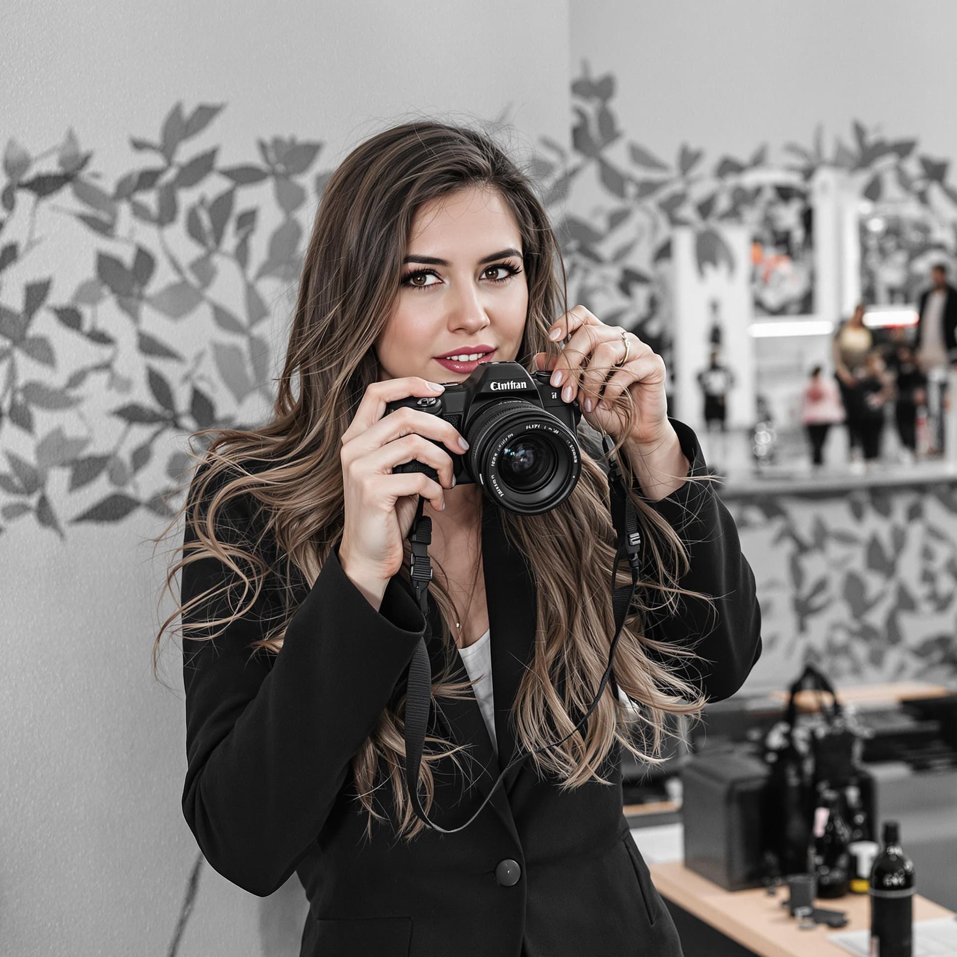 AI generated: Modern Girl photography