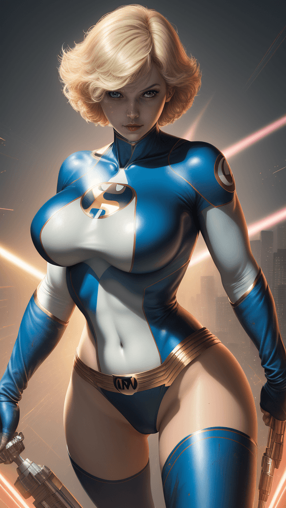 AI generated: (best quality ,8k, 16k, highres, masterpiece:1.2),DC database feature of ((Power Girl)):2.5, Promine...