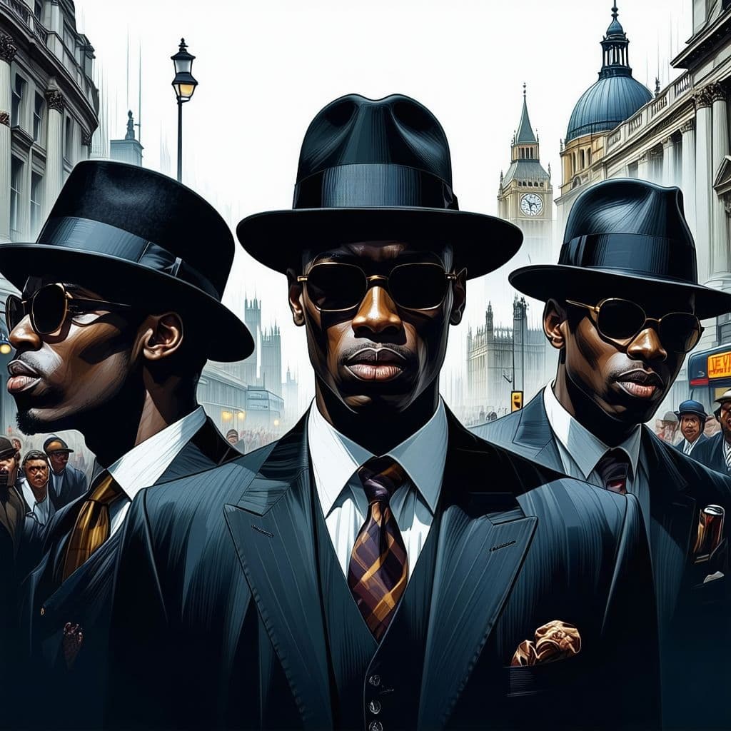 AI generated: london gangsters, youtube video