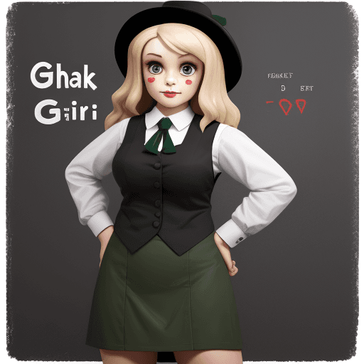 AI generated: stake girl