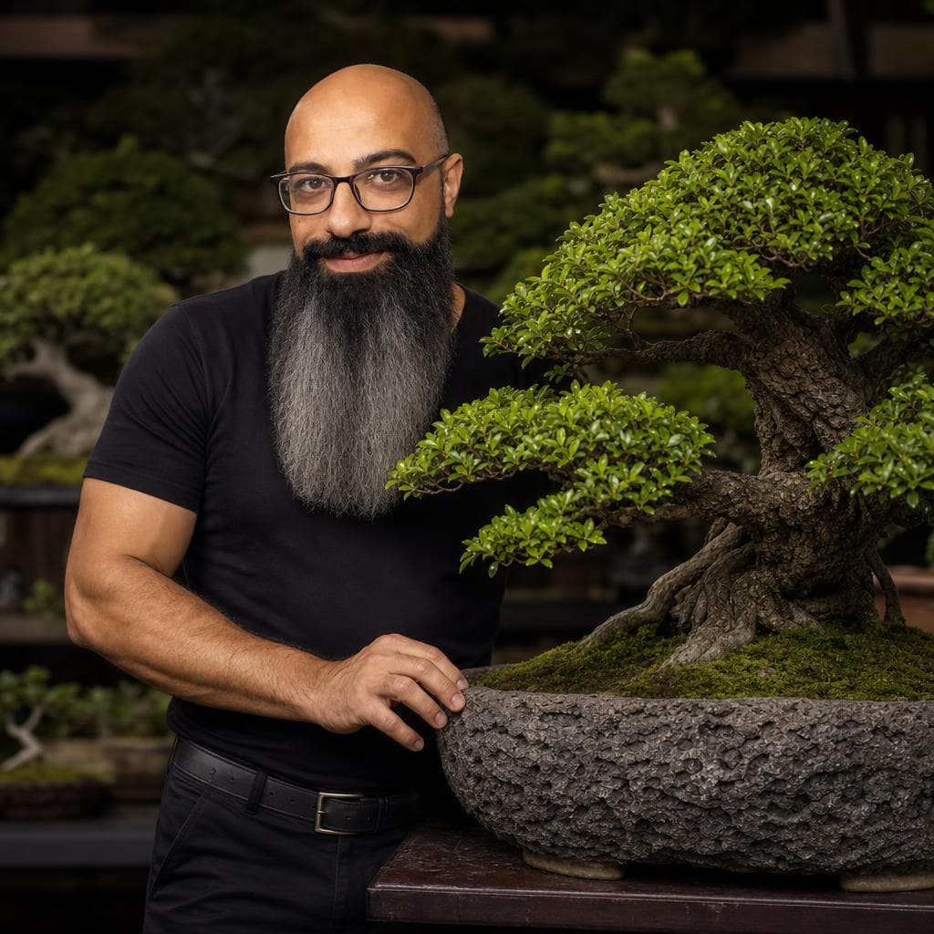 AI generated: {
  "prompt_breakdown": {
    "1_Subject_and_Concept": {
      "Subject": "Bald man with 4 small bon...