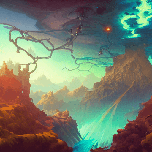 AI generated: ETHEREUM GAS WAR\"Gouache Hyperdetailed Peter Mohrbacher MC Escher Relativity Civilization, Ascendin...