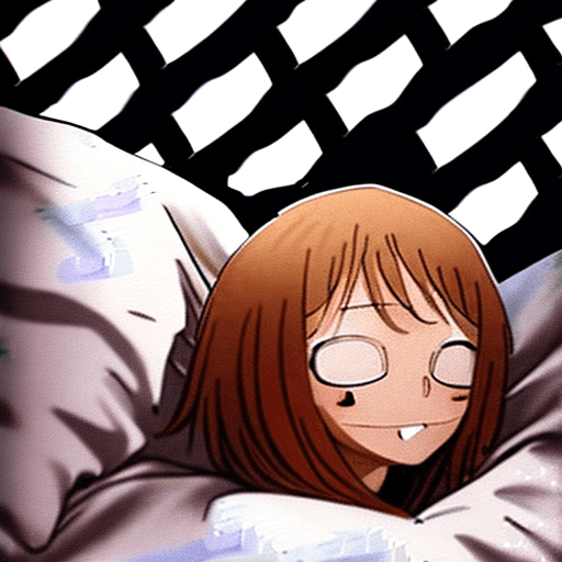 AI generated: Uraraka Ochako, bikini, laying in bed, Boku no Hero Academia, HD, ultra realistic, (masterpiece, bes...