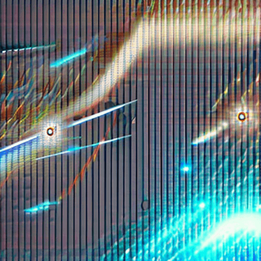 AI generated: high detail, space battleships on fire, blue laser beams glitter in the dark near stargate, nebulae ...