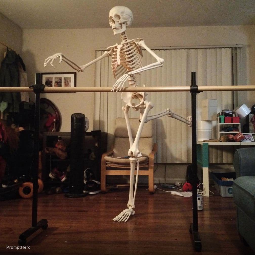 Hero prompt: skeleton
