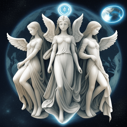 AI generated: Archangels protecting the world
