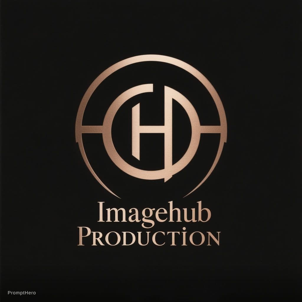 AI generated: Create a luxury brand logo for a premium wedding photography brand named “Imagehub Production”.

FOC...