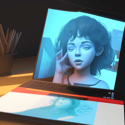 AI generated: WFH 3D Illustration, 3D illustration, dreaming, Dreams come true