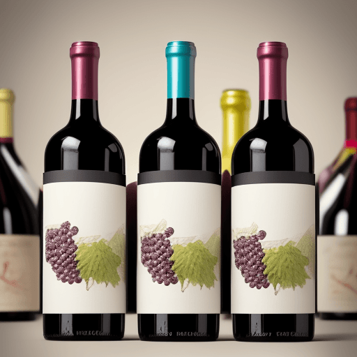 AI generated: A package design for a new line of wine that is playful and whimsical. - - style cute - - quality 1