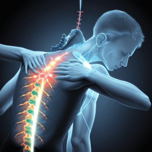 AI generated: Generate a photo of a chiropractor adjusting patient with a energy aura around them.
