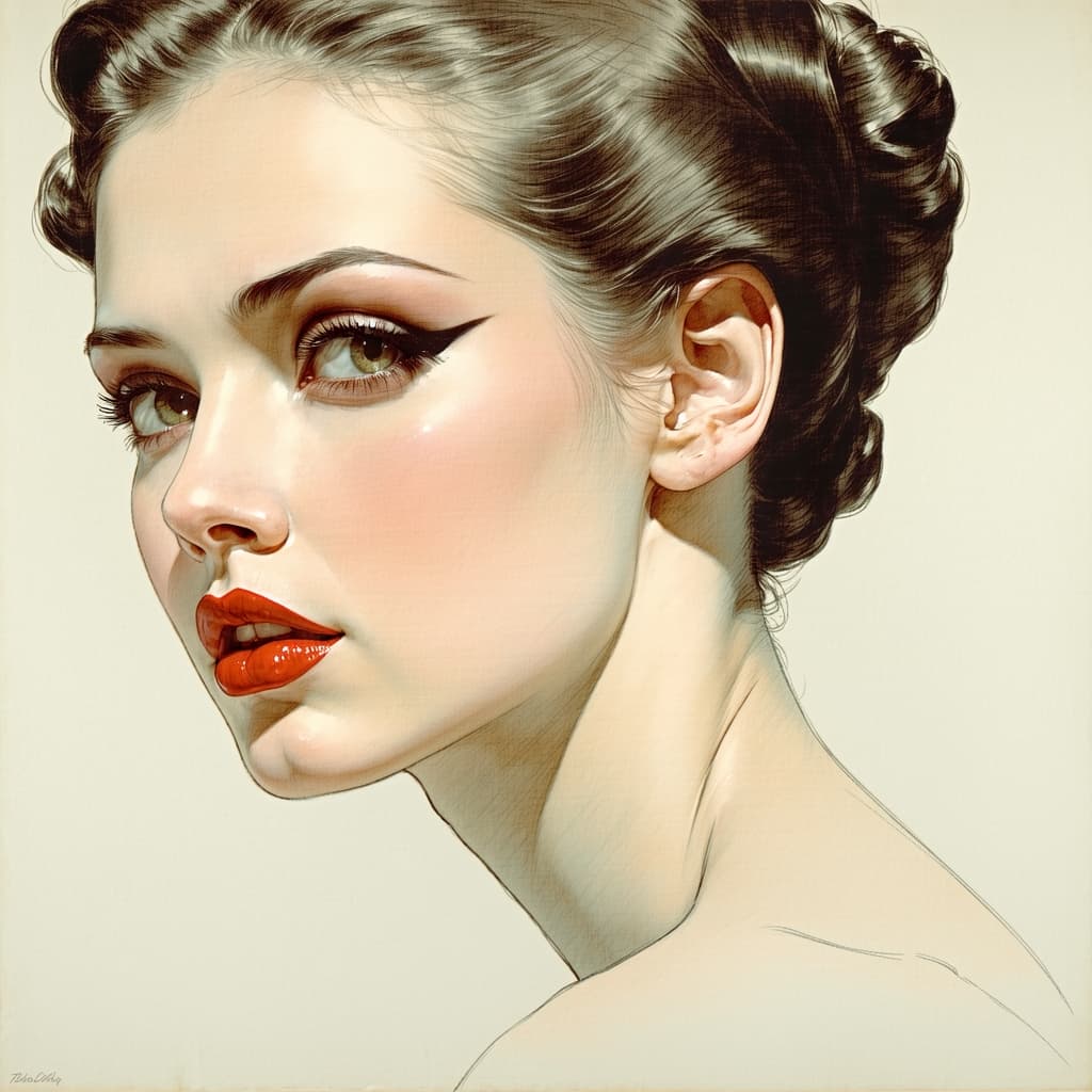 AI generated: inspired by the techniques of (((Joseph Christian Leyendecker))), featuring (bold brushwork) illustr...