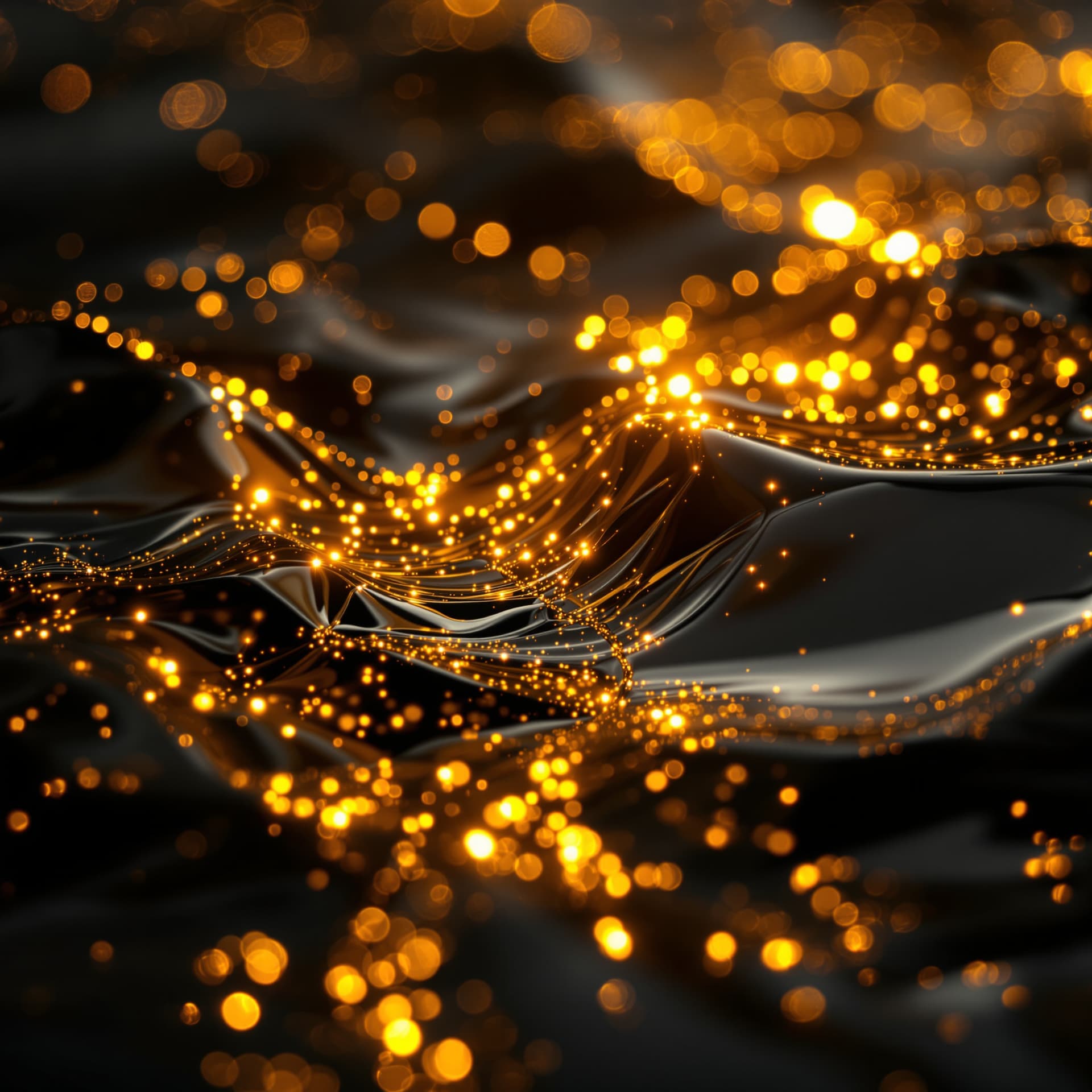 AI generated: GOLD BARREN DETAIL GLOWING  LIGHT REFLECTION