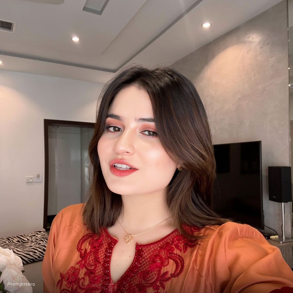 AI generated: cum on her face and hair