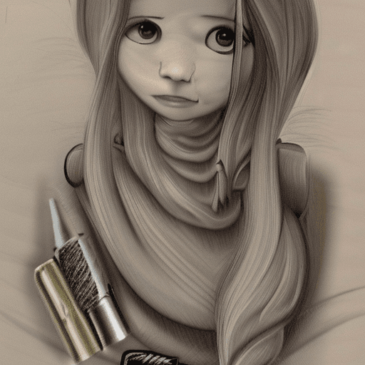AI generated: best quality,highly detailed,black ribbon, adorable girl, westerner, blonde hair, bust,traditional_m...