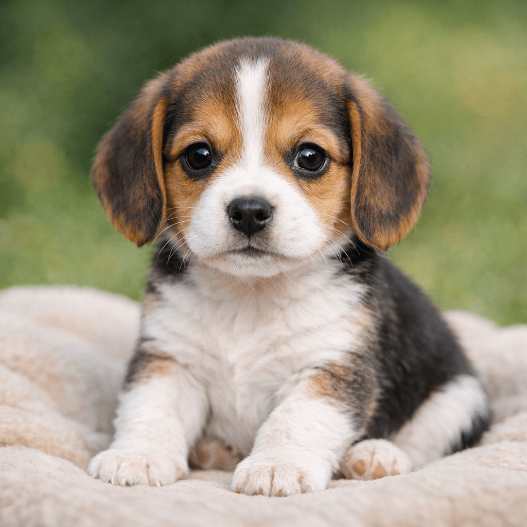 AI generated: un perrito bb beagle