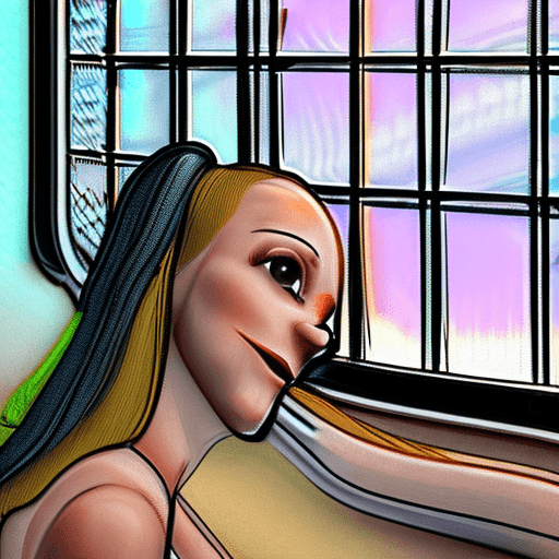 AI generated: hair, small dick, ponytail pulling, hard fuck in apartment bedroom, bashful and blushing, thicc cott...