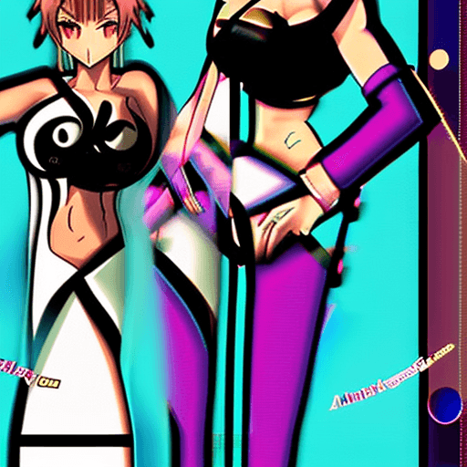 AI generated: anime style sexy big boobs