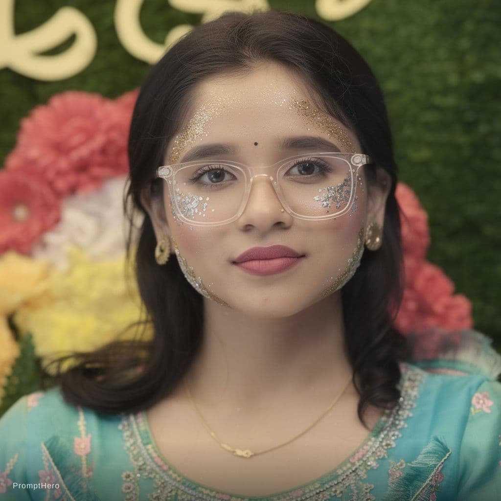 AI generated: A lot of cum on her face