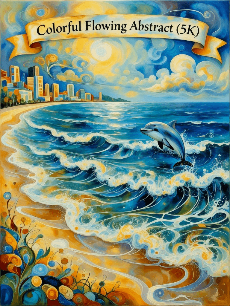 Colorful Flowing Abstract - CE