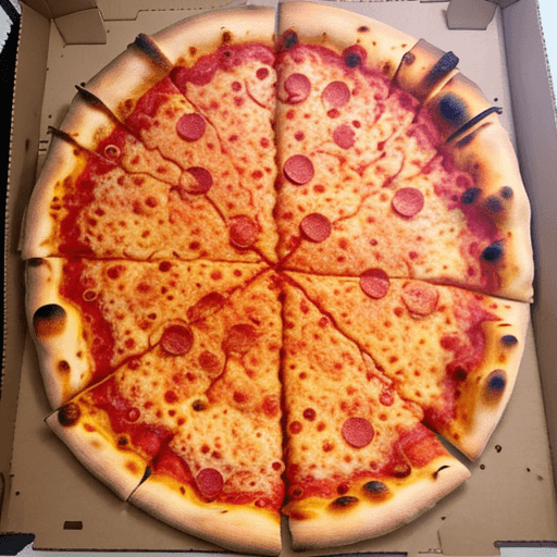 AI generated: pizza