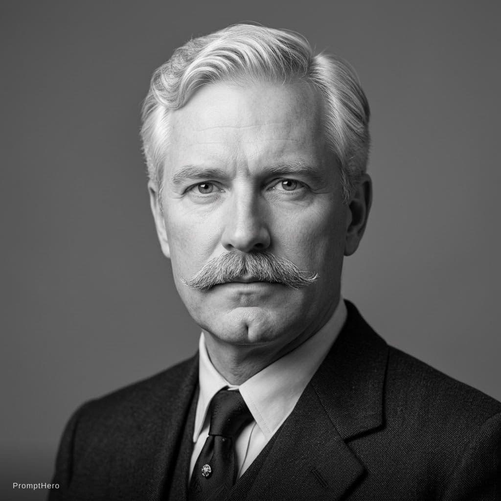 AI generated: Image Type: Digital photograph, formal portrait.

Overall Photographic Style: Photorealistic, high...