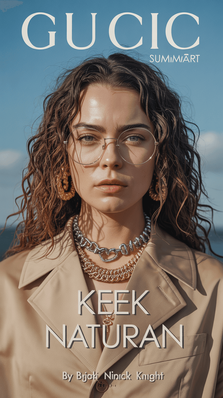 AI generated: 2021 gucci SUMMER PRODUCT RELEASE
FASHİON DESİGN FOR björk fashion shot MAGAZİNE COVER
DESİGN, typ...