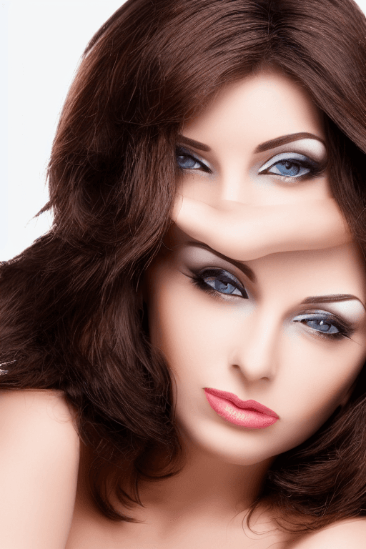AI generated: masterpiece, full body, realistic photo bombshell 30 year old women, brunette hair, perfect detailed...