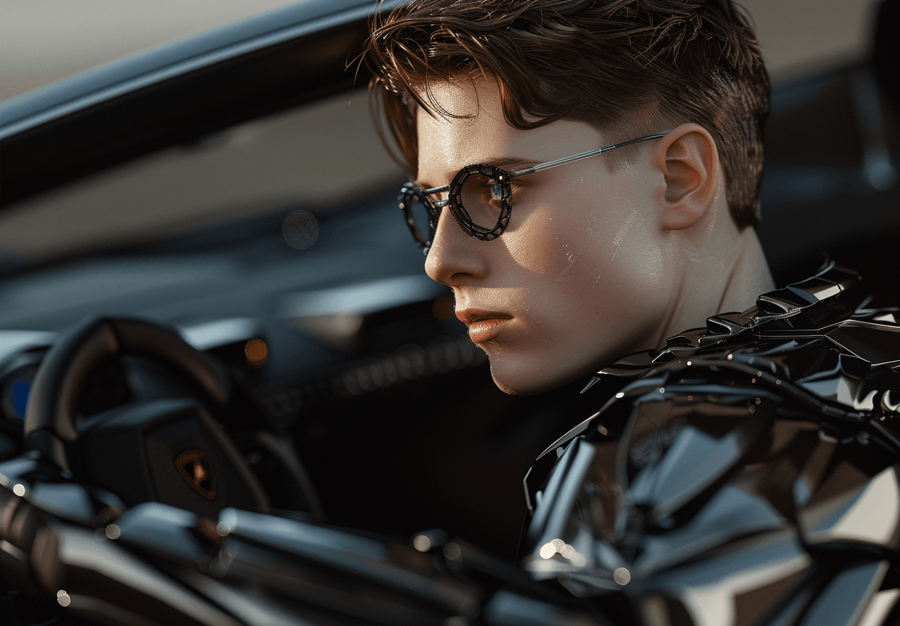 AI generated: highly detailed, png 8k, award-winning graphic design, realistic, American White young man, side vie...