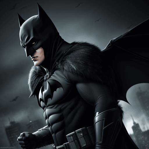 AI generated: Russian batman,  4 k, ultra hd 