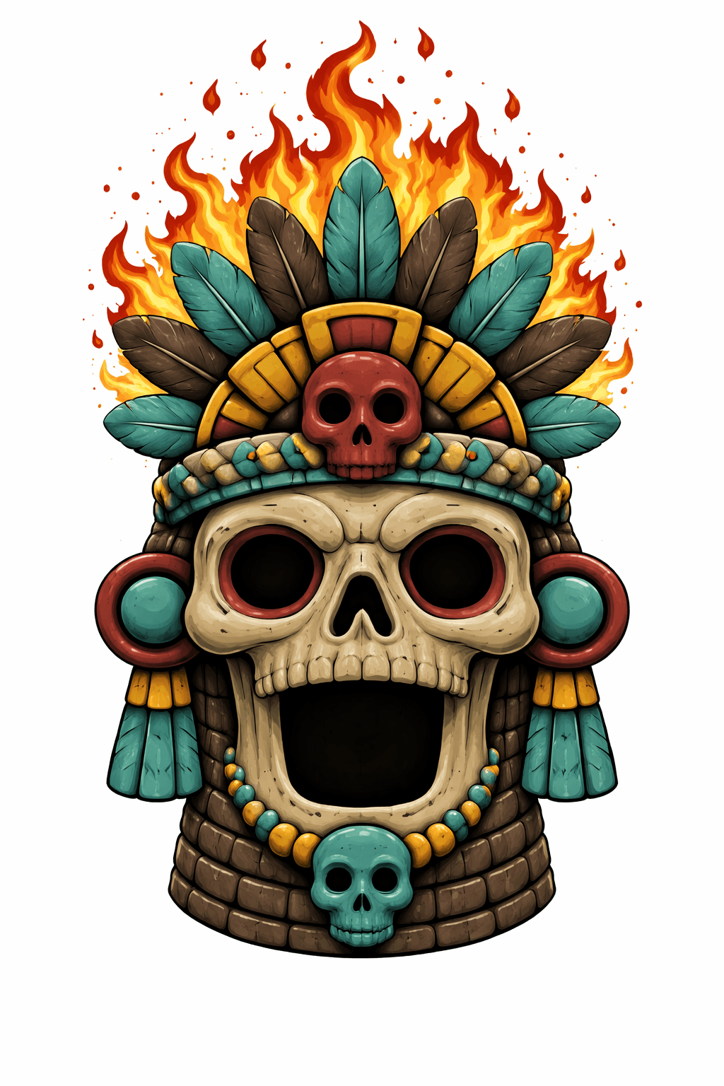 AI generated: Death whistle. Even light, even illuminance, Remove shading, no light reflection. Clean background. ...