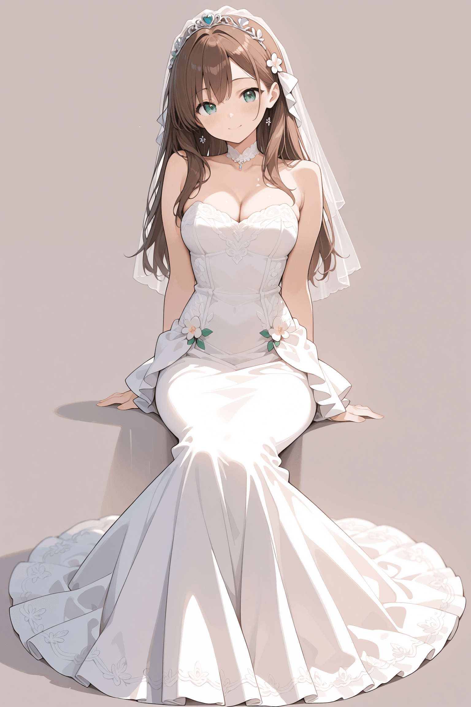 マーメイドウェディングドレス/mermaid wedding dress