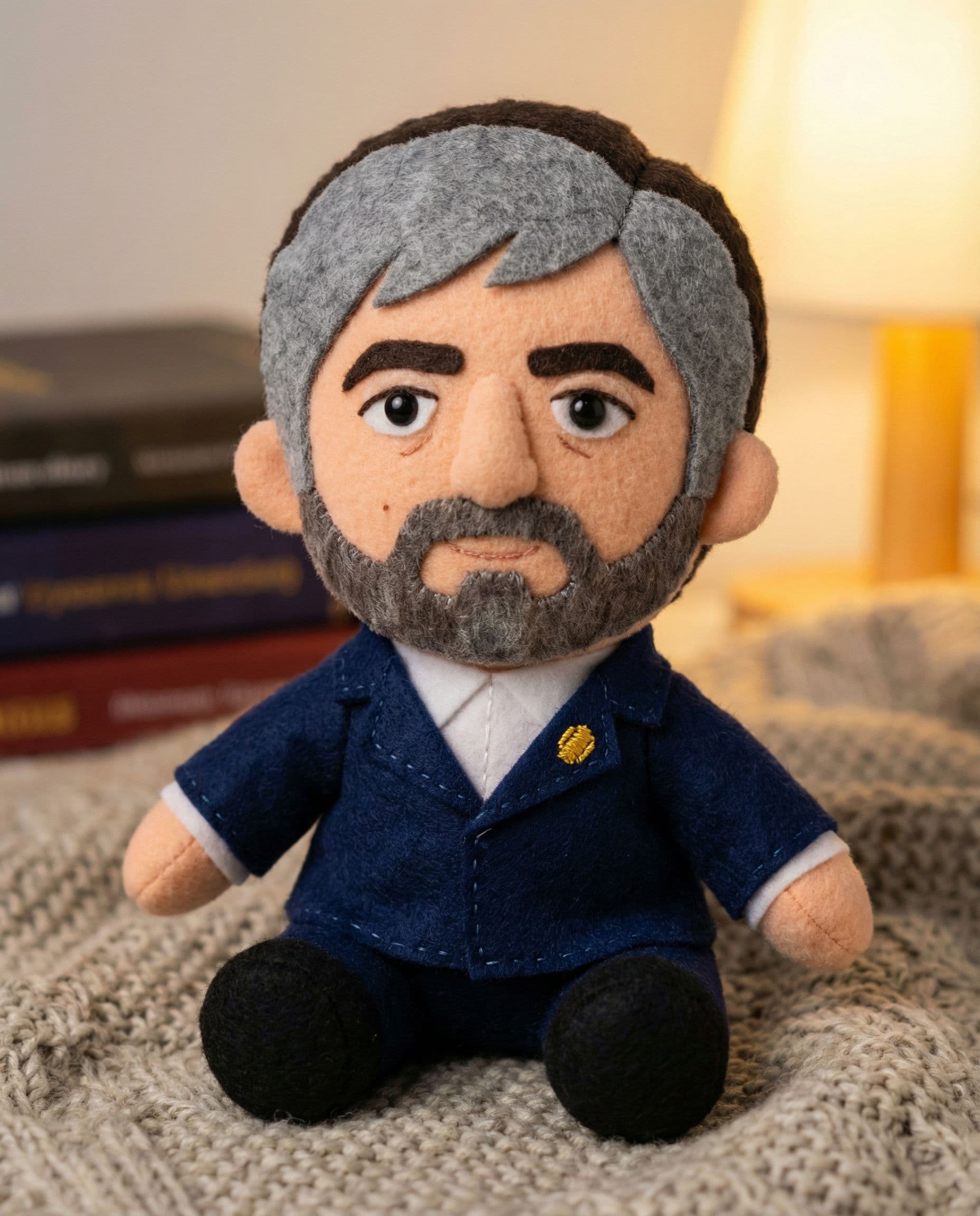 AI generated: Transform the subject or image into an adorable plushie-style form with soft textures and rounded pr...
