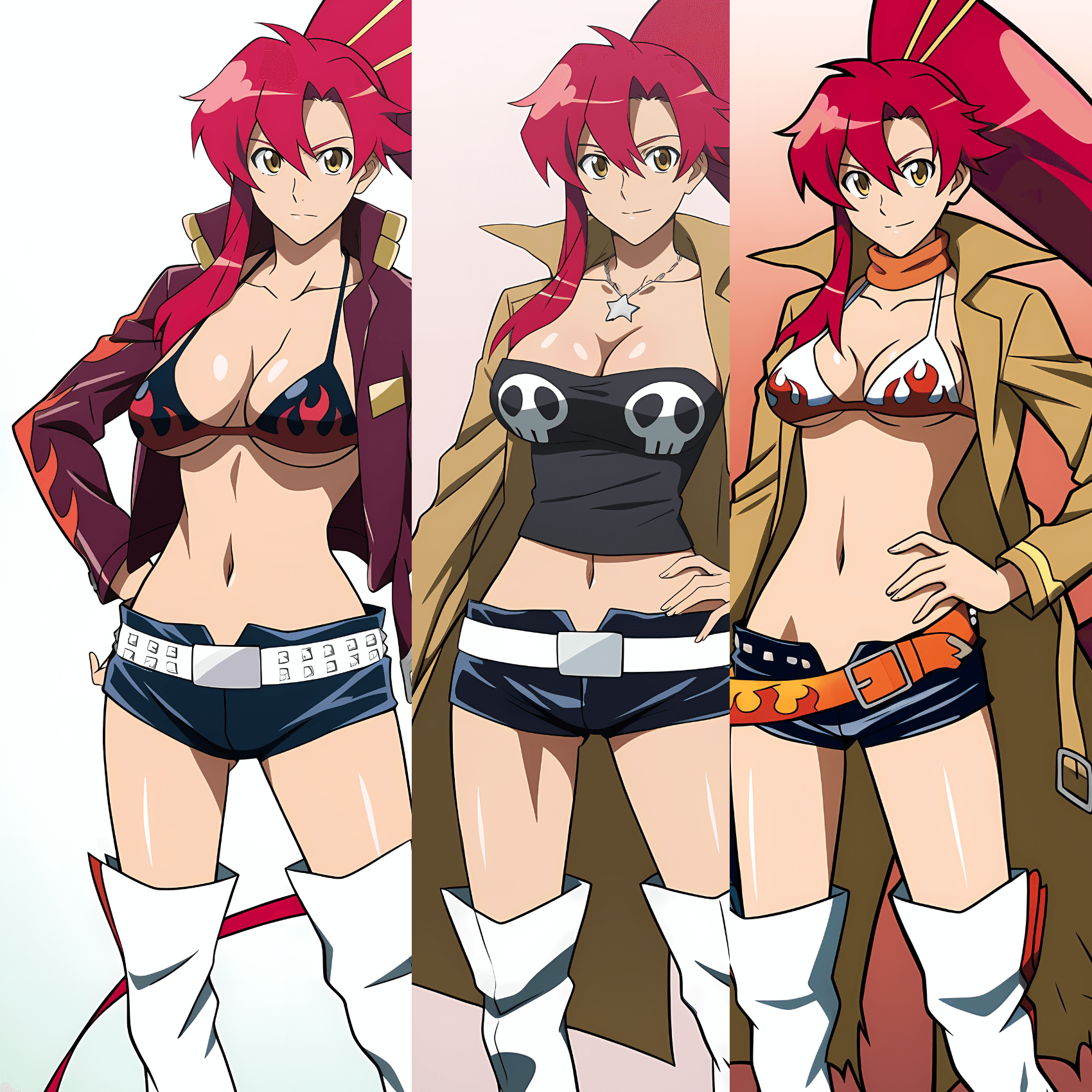 Yoko Littner - ヨーコ・リットナー (Time-Skip - タイムスキップ) - Tengen Toppa Gurren Lagann (天元突破グレンラガン) [IllustriousXL]