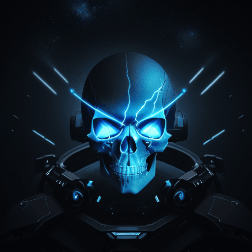 AI generated: <lora:sp4c3sh1p:0.8> skull shape sp4c3sh1p (spaceship:1.3) , flying, black background, extreme detai...