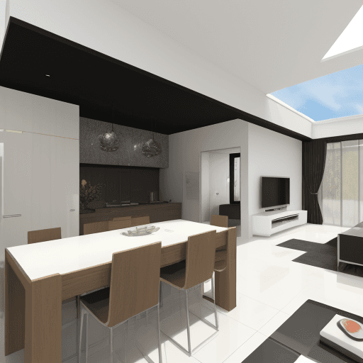 AI generated: this my home, make modern design