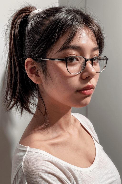 GLASSES - [Asian Women With glasses , ULTRA Realistic, MULTI PURPOSE]