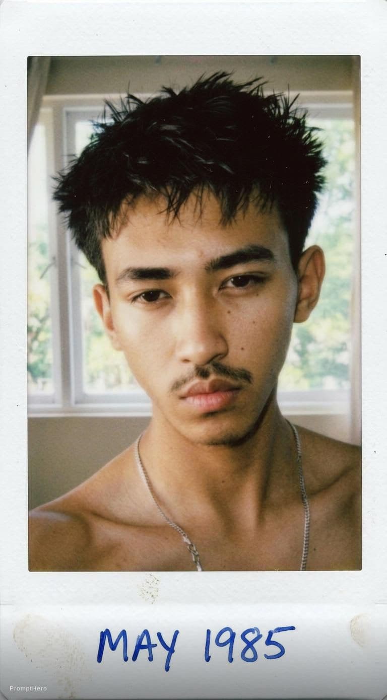 AI generated: 
Transforme cette image en photographie polaroïd prise dans les années 80, ce doit être une prise d...