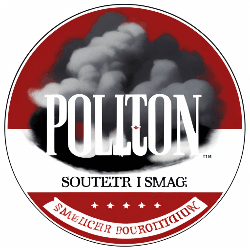AI generated: pollition, southern company, southern company logo, smoke in the air, polution in the air
