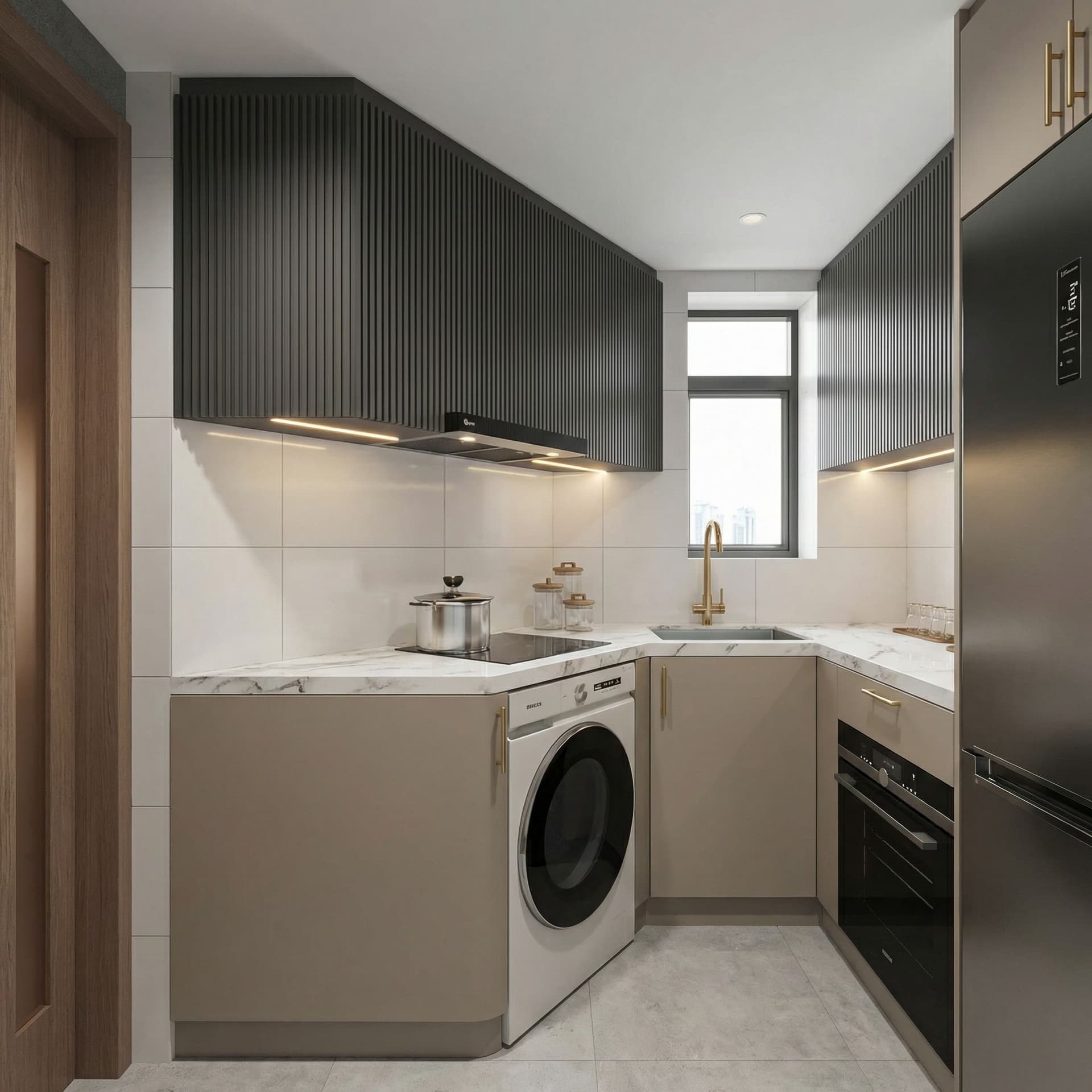 AI generated: change the colour tone, to modern chic feel