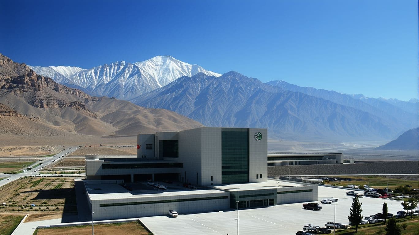 AI generated: View: Open view of the IRAN operations control center in the heart of the mountain with a slow zoom ...